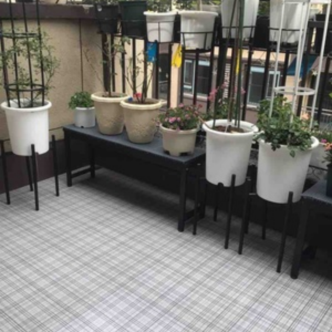 Outdoor Lighting Art - 40CM Outdoor Furniture Plants Stand, Balcony