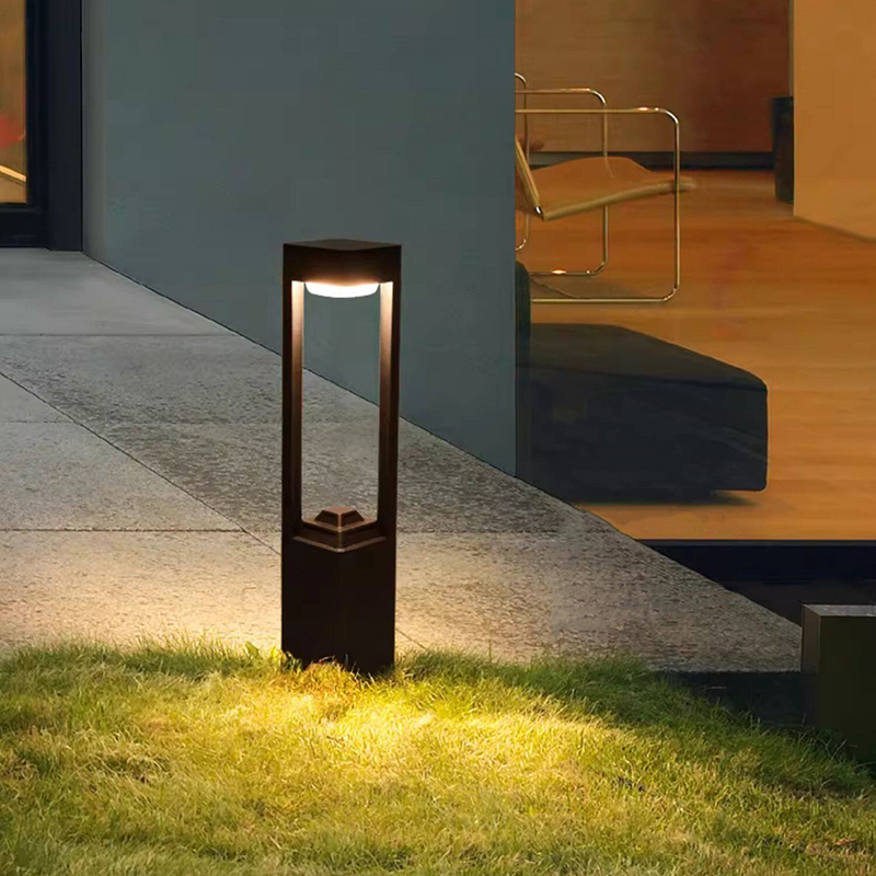 Outdoor Lighting Art - Luminous floor lamp courtyard solar LED