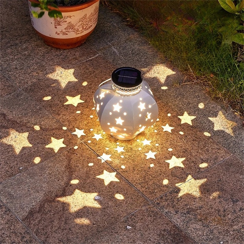 Outdoor Lighting Diy - Garden Star Projector Lamp Hanging Solar