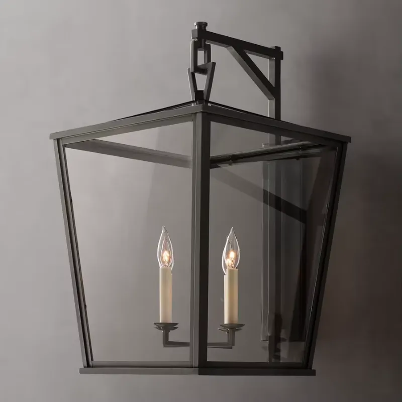 Wall Lighting Outdoor - Yihao Custom Large Tall Bracketed Wall