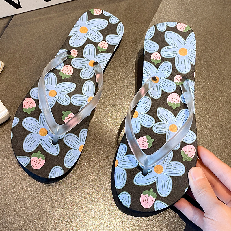 Outdoor Lighting For Your House - New Flower Beach Slippers Women Holiday