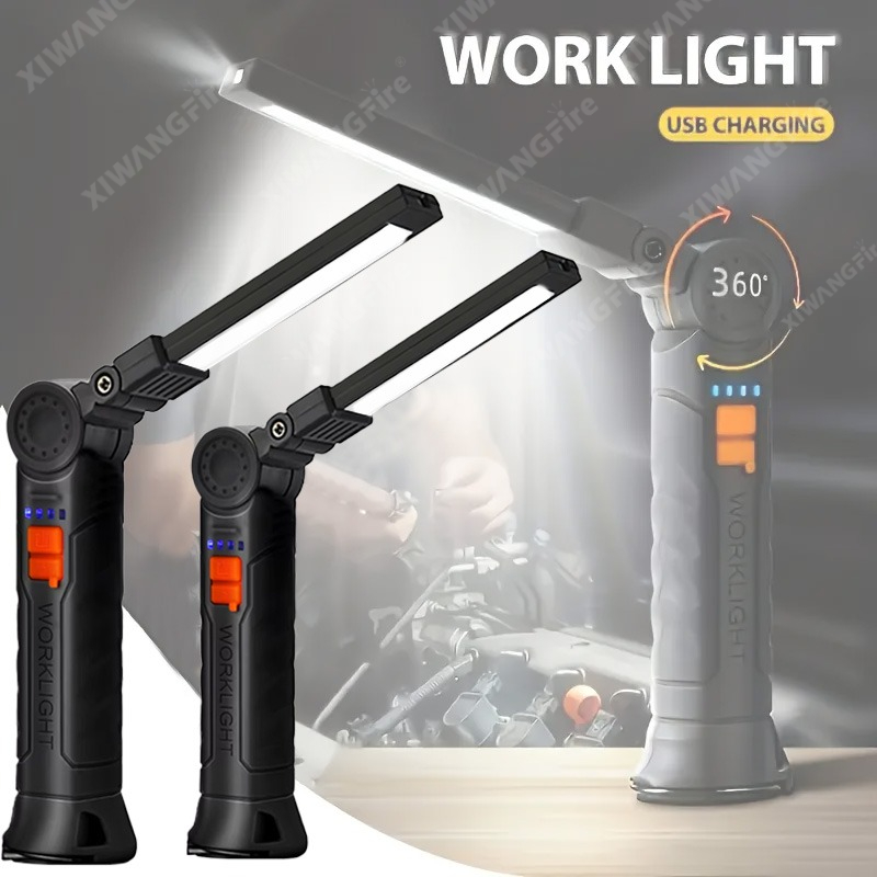 Outdoor Lighting Replacement Bulbs - Rechargeable LED Flashlight Work Light with