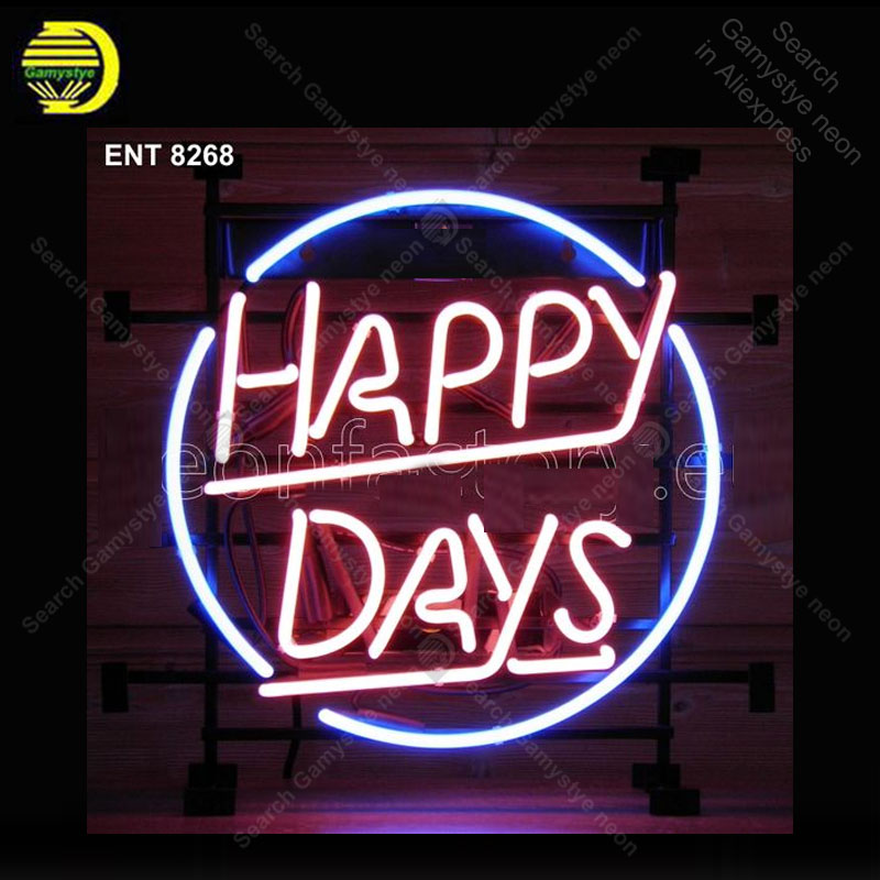 Outdoor Lighting Expressions - Neon Sign for Happy Days Neon