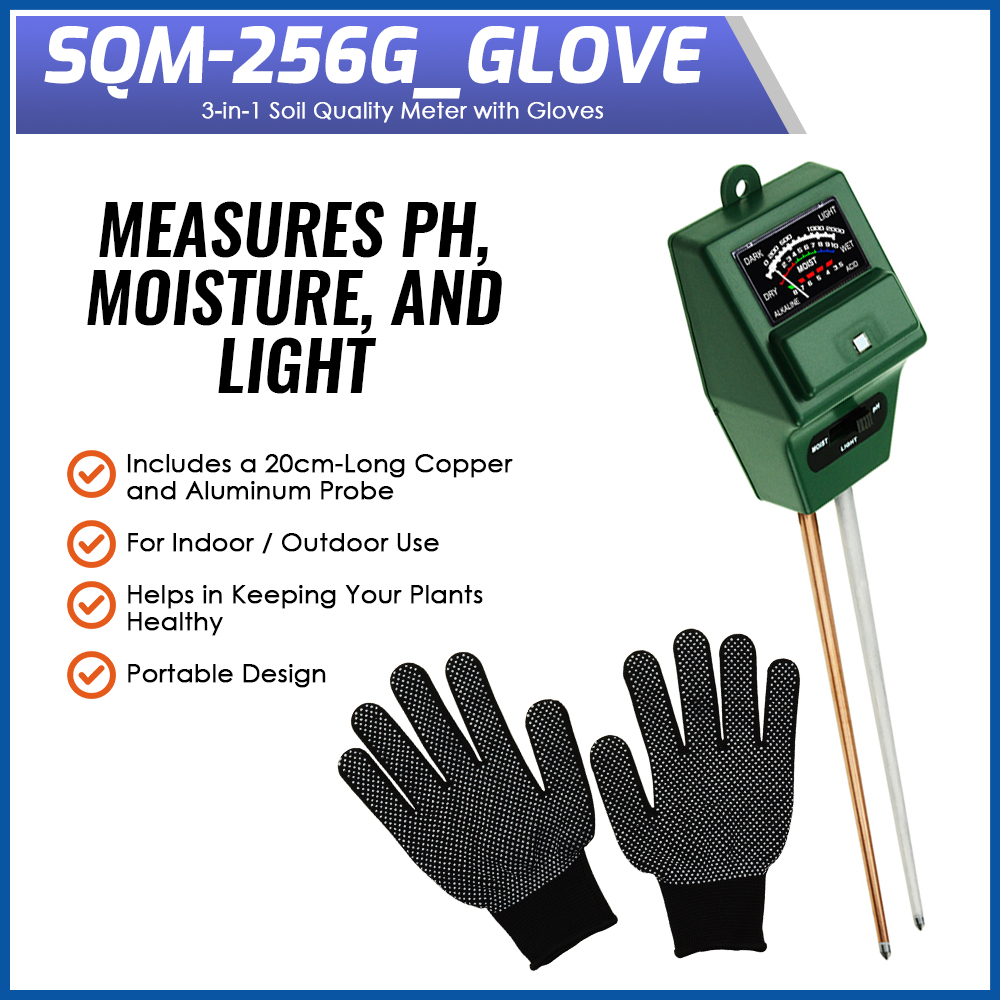 Outdoor Lighting Expressions - 3-in-1 Soil PH Moisture Light Meter