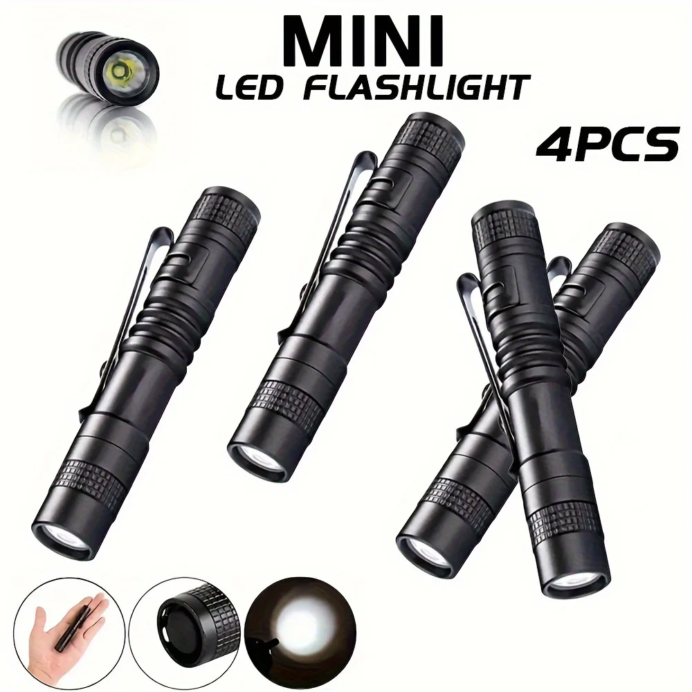 Outdoor Lighting Replacement Bulbs - 1-4PCS Mini Portable LED Pen Light