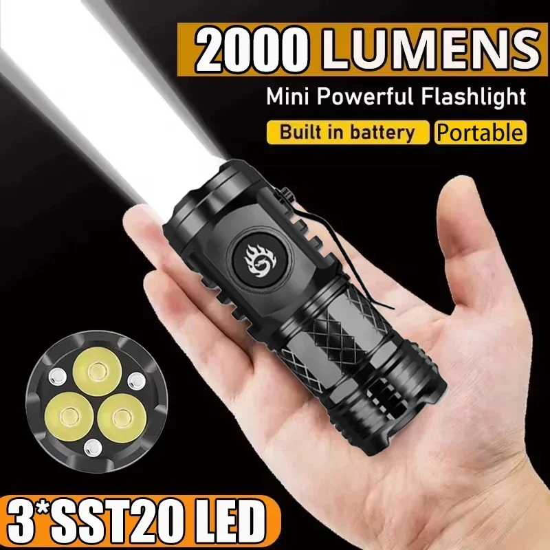 Outdoor Lighting Replacement Bulbs - High Strong Power Tactical Flashlight 3LED