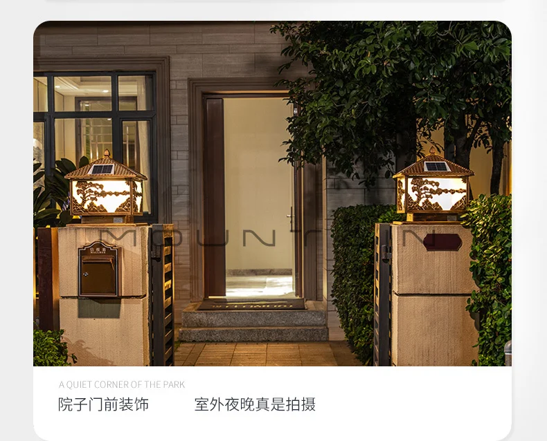 Solar stigma light Outdoor wal - Wall Lighting Outdoor ulasan dan harga