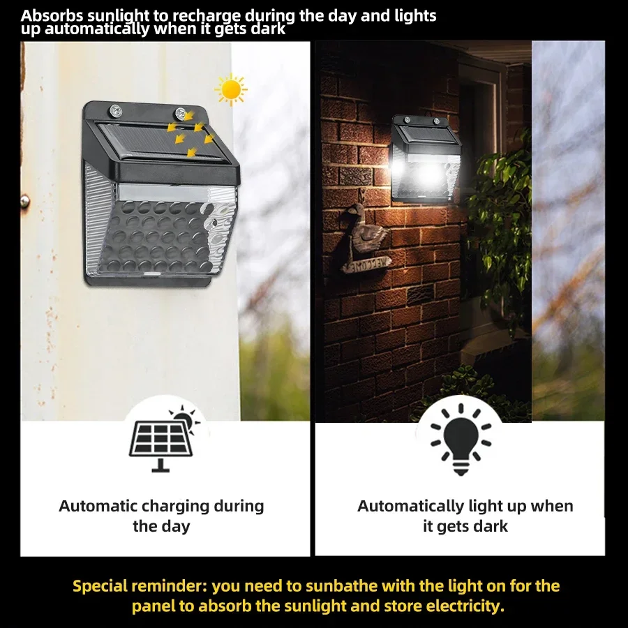 LED Solar Light PIR Motion Sen - Wall Lighting Outdoor ulasan dan harga