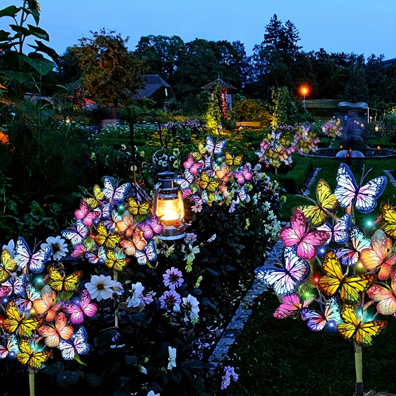Solar LED Butterfly Garden Lig - Outdoor Lighting Diy ulasan dan harga