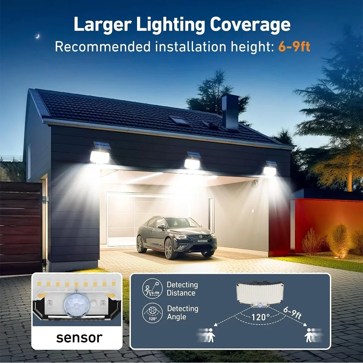 234LED Solar Outdoor Lights Mo - Wall Lighting Outdoor ulasan dan harga