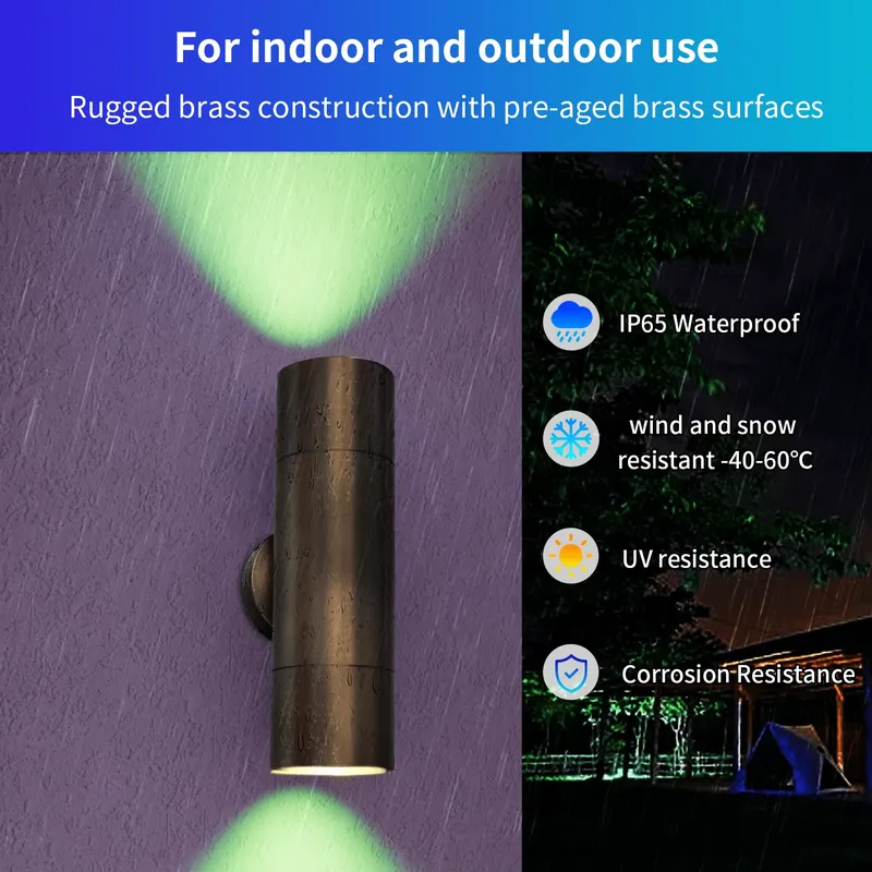 Durable Brass Outdoor LED Wall - Wall Lighting Outdoor ulasan dan harga