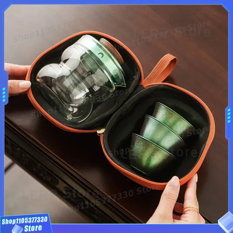 Pure Titanium Fulu Teapot Set  - Outdoor Lighting Expressions ulasan dan harga