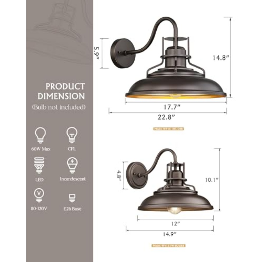 Outdoor Barn Light Fixture, Ex - Wall Lighting Outdoor ulasan dan harga