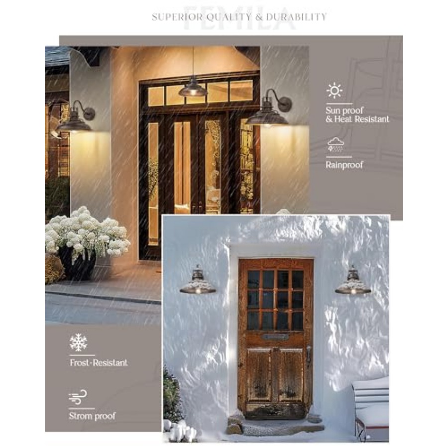 Outdoor Barn Light Fixture, Ex - Wall Lighting Outdoor ulasan dan harga