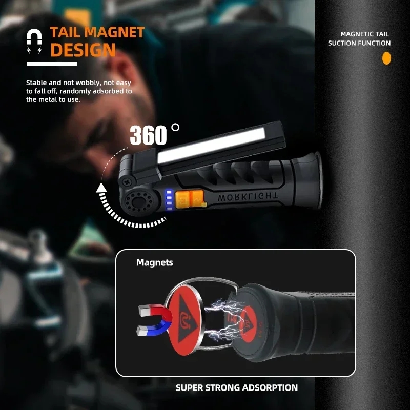 Portable COB LED Flashlight US - Outdoor Lighting Replacement Bulbs ulasan dan harga