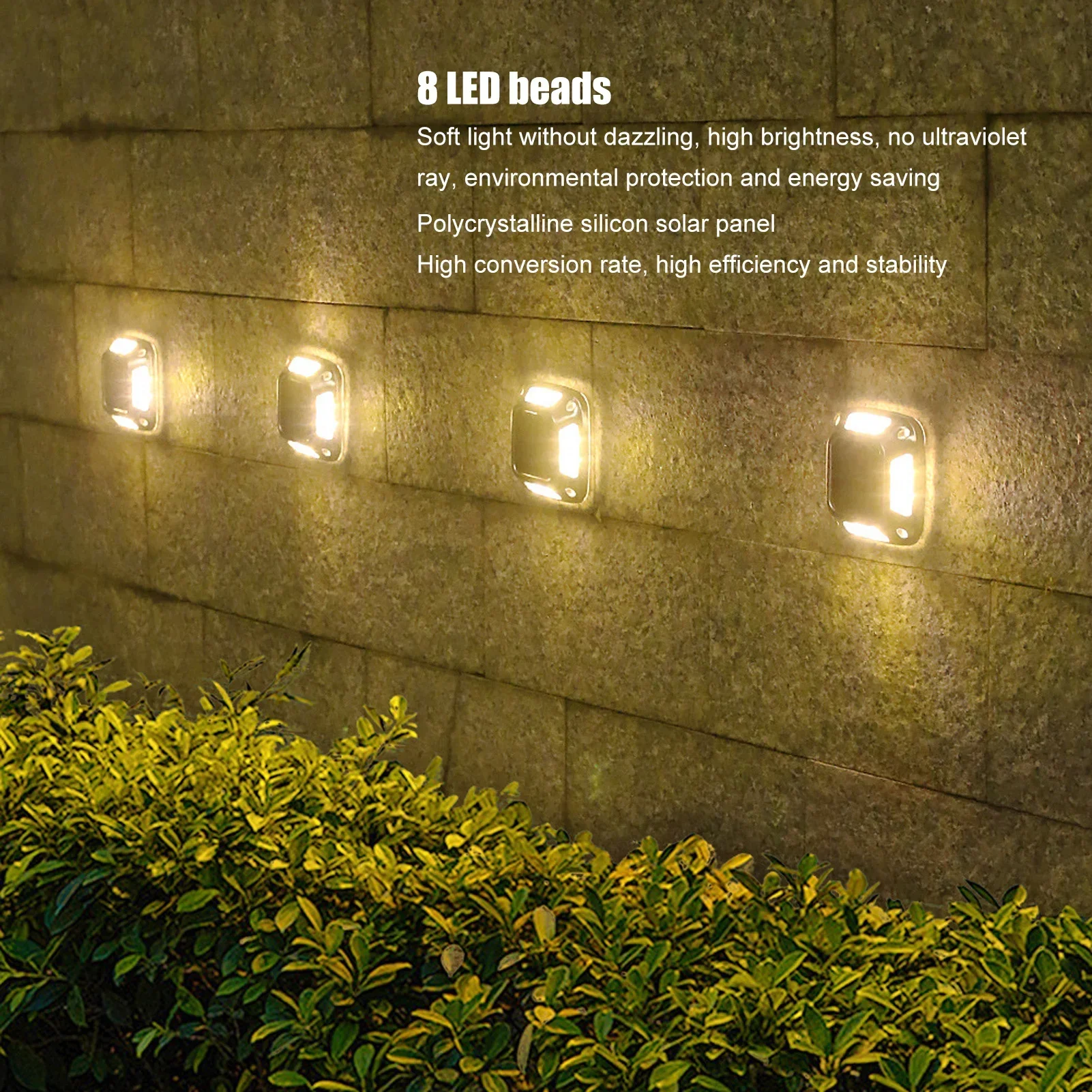 8LED Solar Driveway Light Outd - Outdoor Lighting Driveway ulasan dan harga