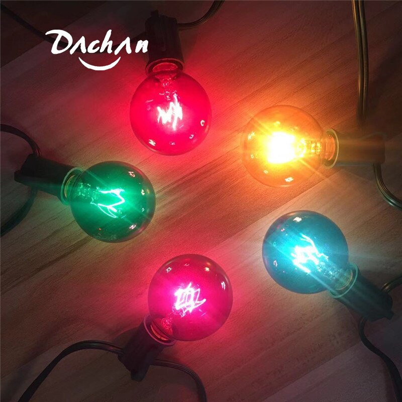7.5M 25 G40 Globe Patio String - String Light Bistro ulasan dan harga