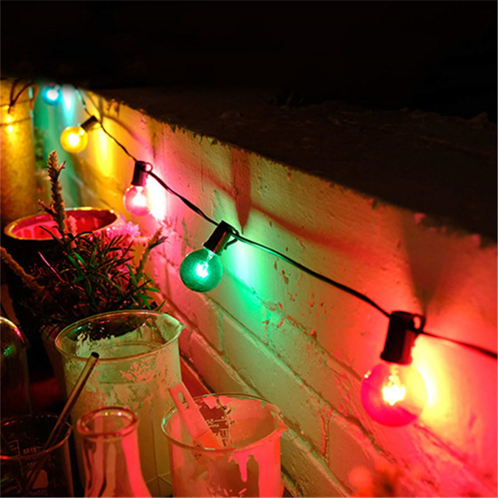 7.5M 25 G40 Globe Patio String - String Light Bistro ulasan dan harga