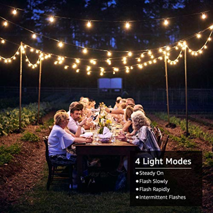 Solar Outdoor String Lights Pa - String Light Bistro ulasan dan harga
