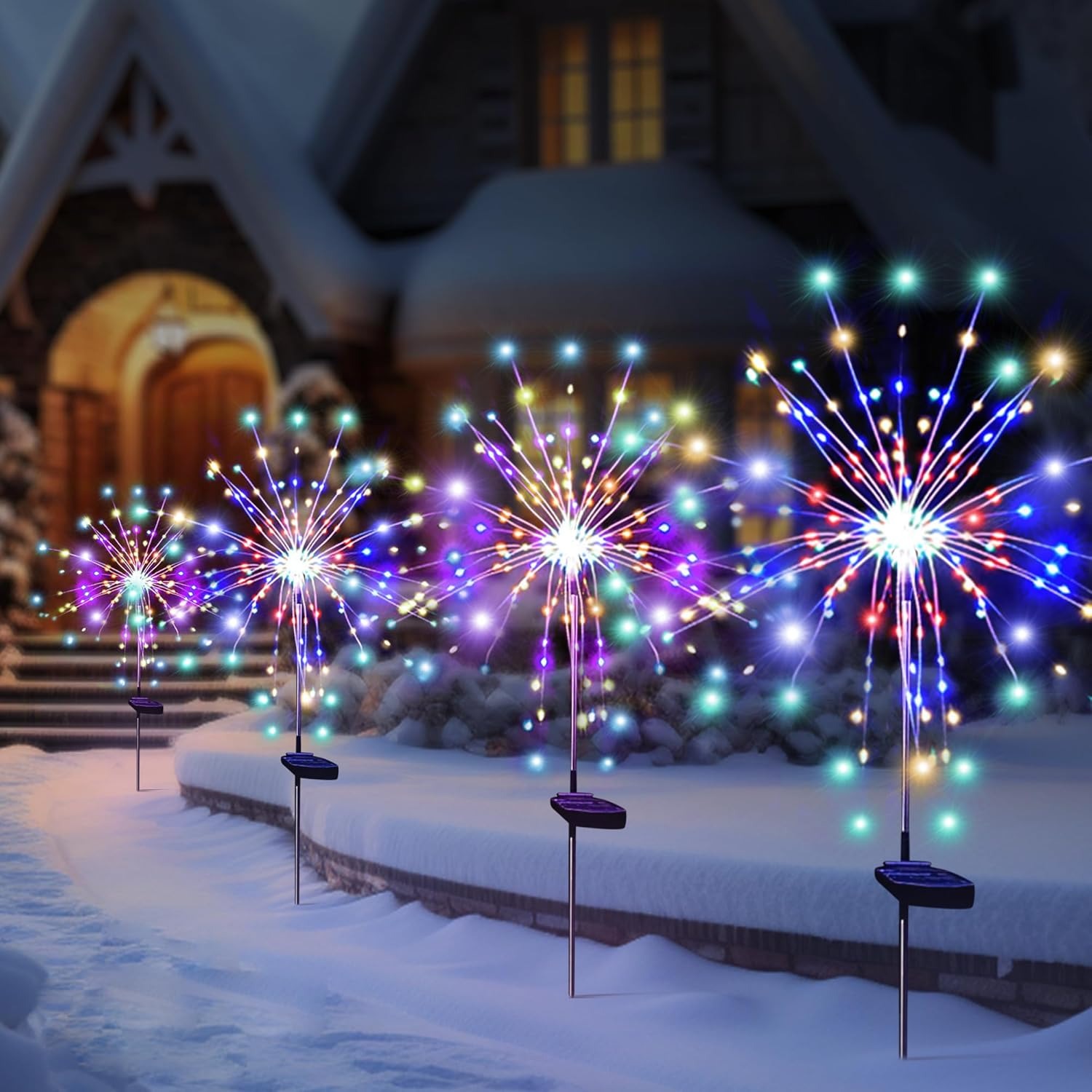 Solar LED Firework Fairy Light - Outdoor Lighting Driveway ulasan dan harga