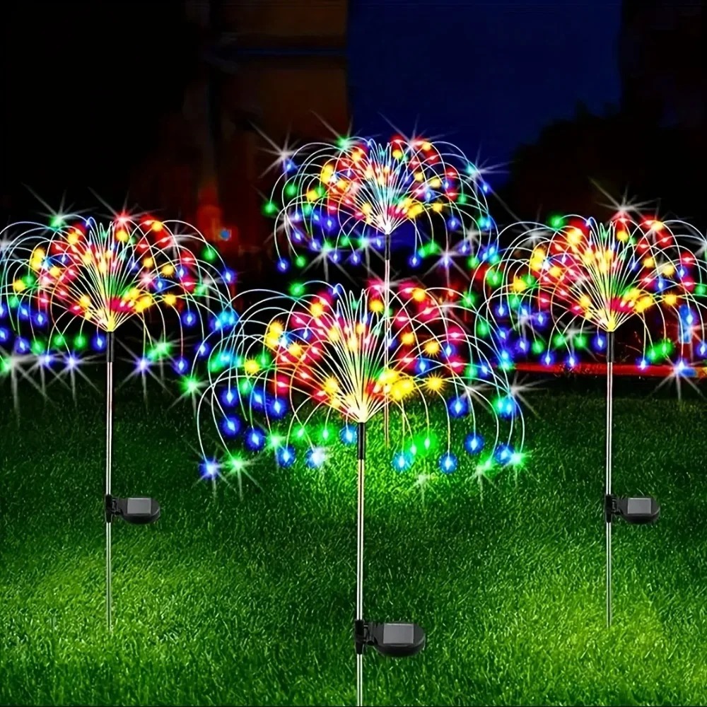 Solar LED Firework Fairy Light - Outdoor Lighting Driveway ulasan dan harga