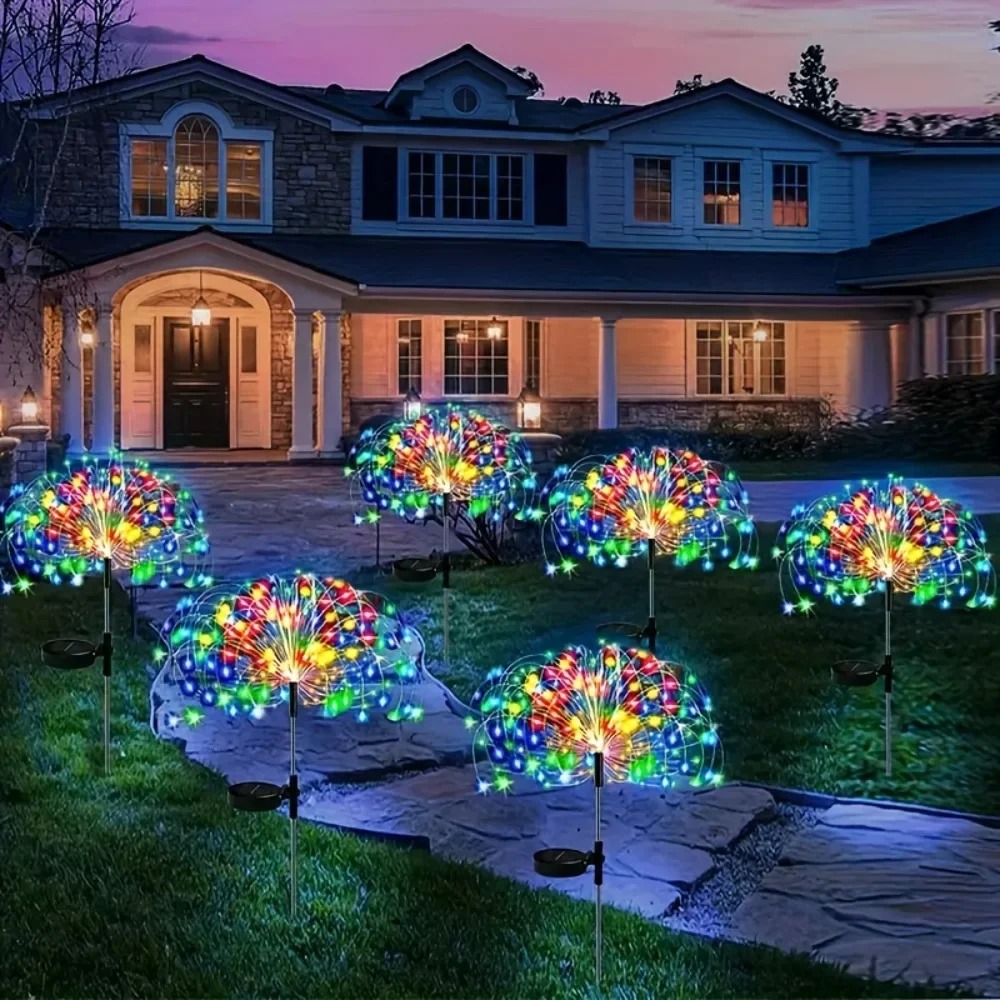 Solar LED Firework Fairy Light - Outdoor Lighting Driveway ulasan dan harga