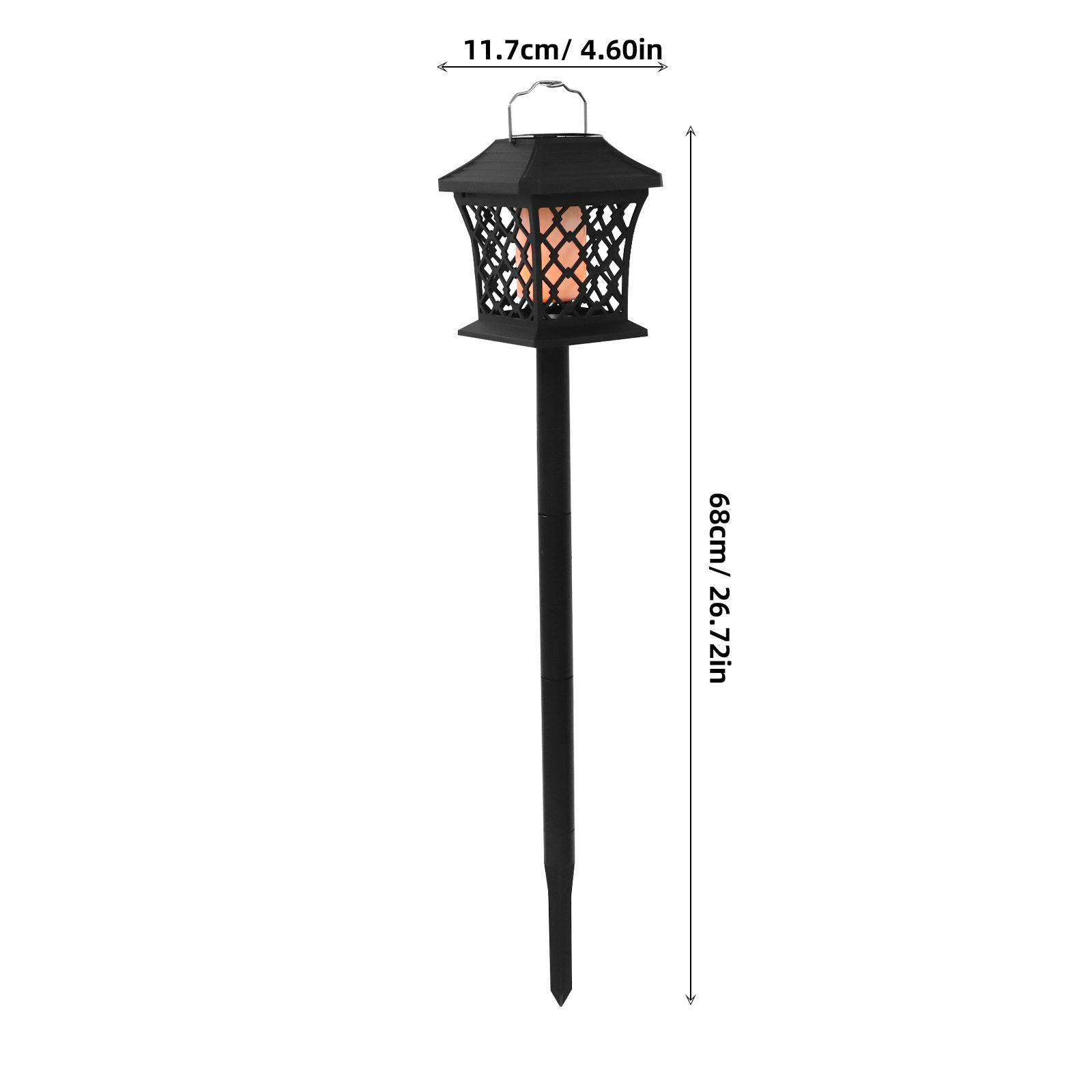 2 Pcs Solar Lights Outdoor Gar - Outdoor Lighting Driveway ulasan dan harga