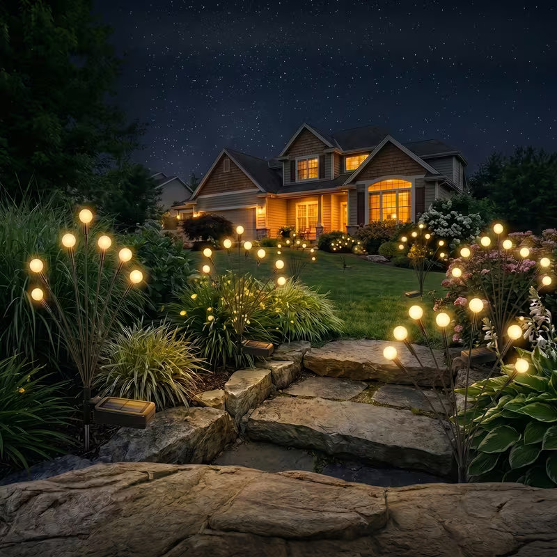 Solar Firefly Lights Outdoor W - Outdoor Lighting Art ulasan dan harga