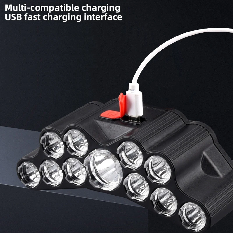 11 LED Headlamp Strong Light H - Outdoor Lighting Replacement Bulbs ulasan dan harga