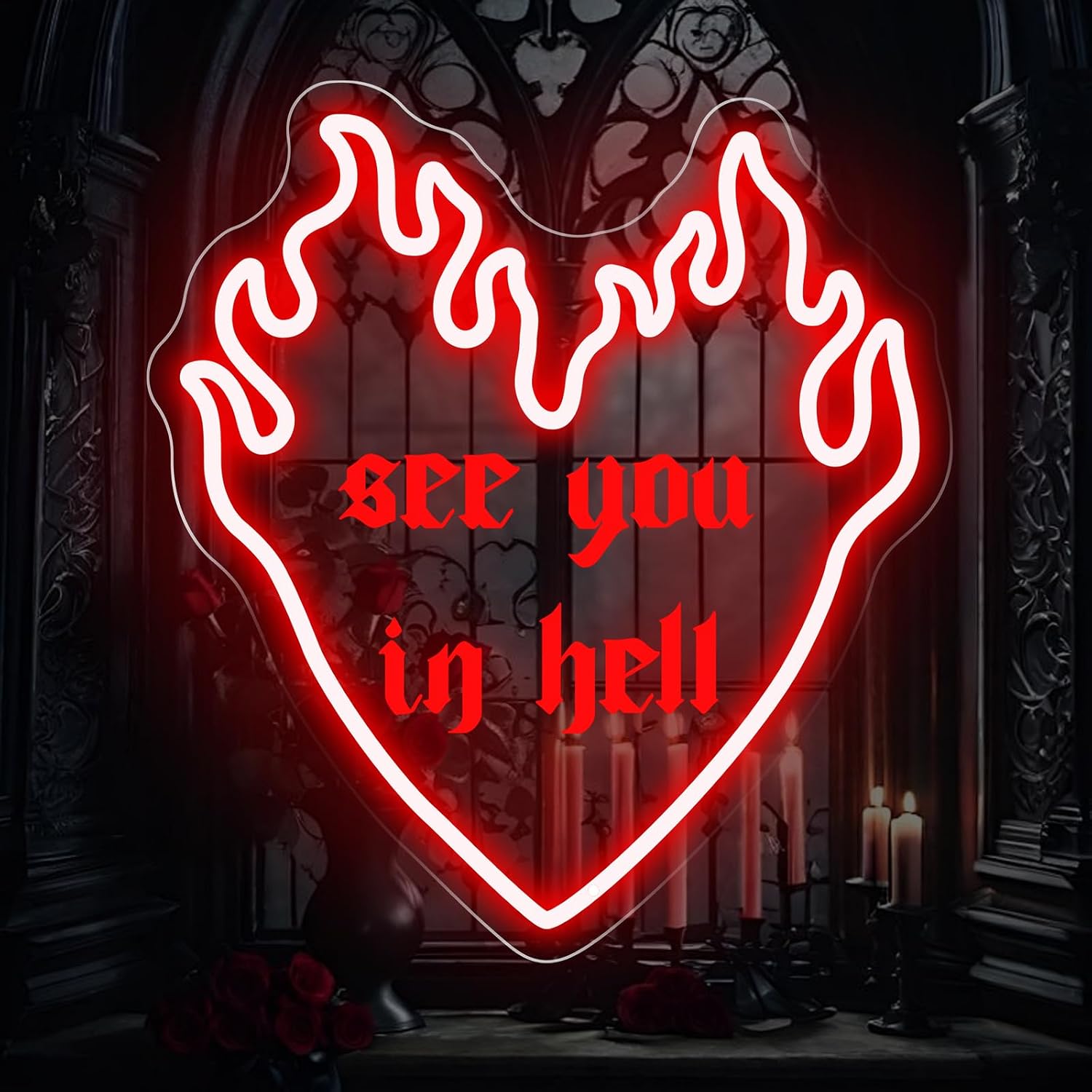 See You In Hell Quote LED Neon - Outdoor Lighting Quotes ulasan dan harga