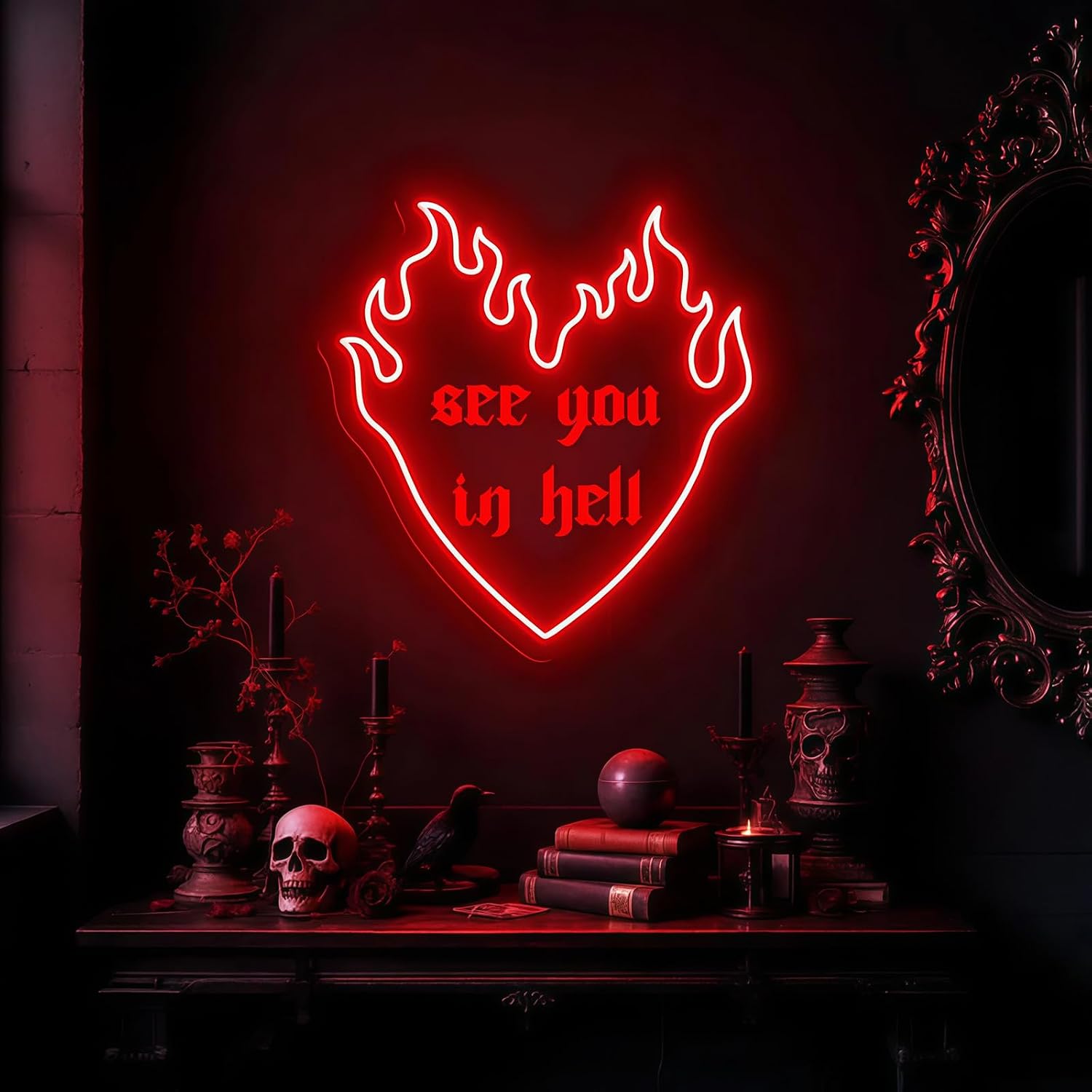 See You In Hell Quote LED Neon - Outdoor Lighting Quotes ulasan dan harga