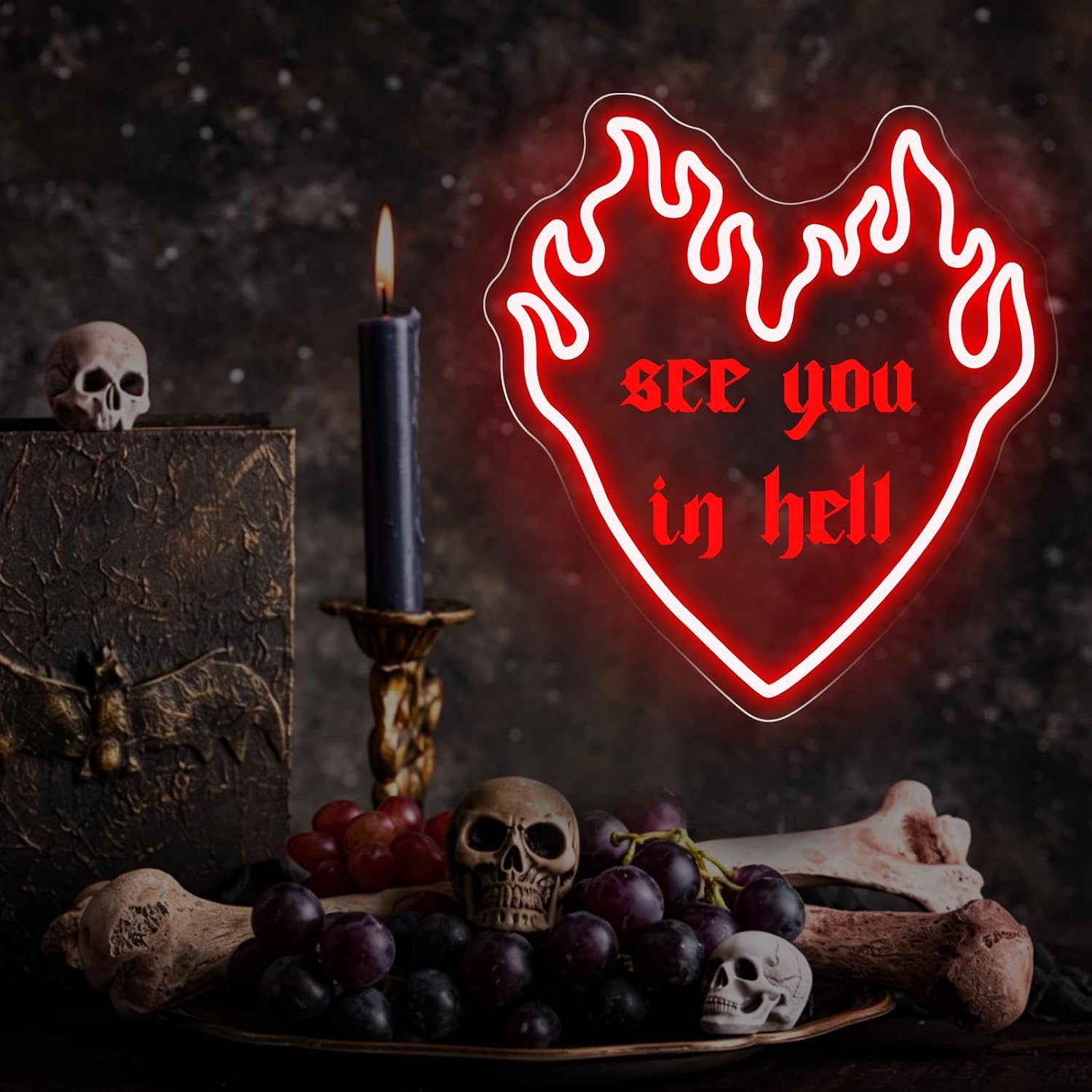 See You In Hell Quote LED Neon - Outdoor Lighting Quotes ulasan dan harga