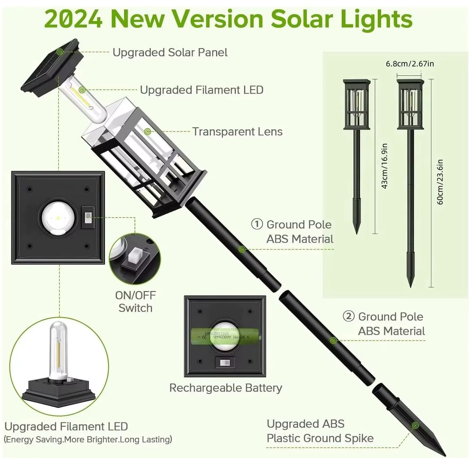 Solar Pathway Light Outdoor So - Outdoor Lighting Driveway ulasan dan harga