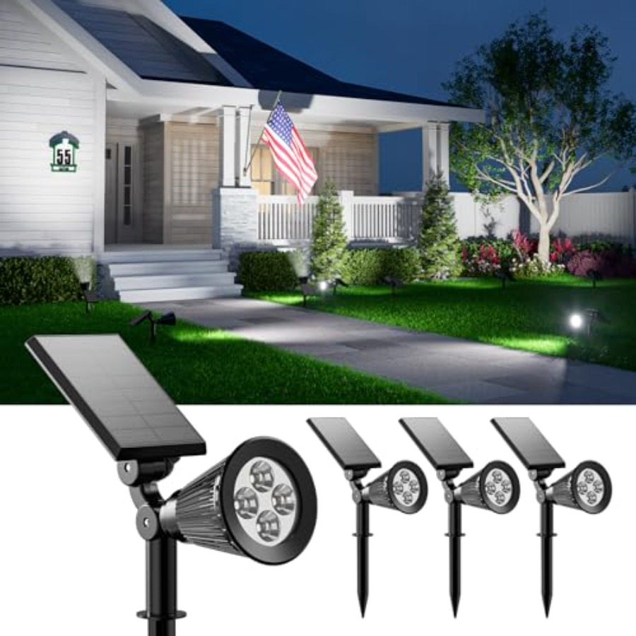 Solar Spotlights Outdoor Water - Wall Lighting Outdoor ulasan dan harga