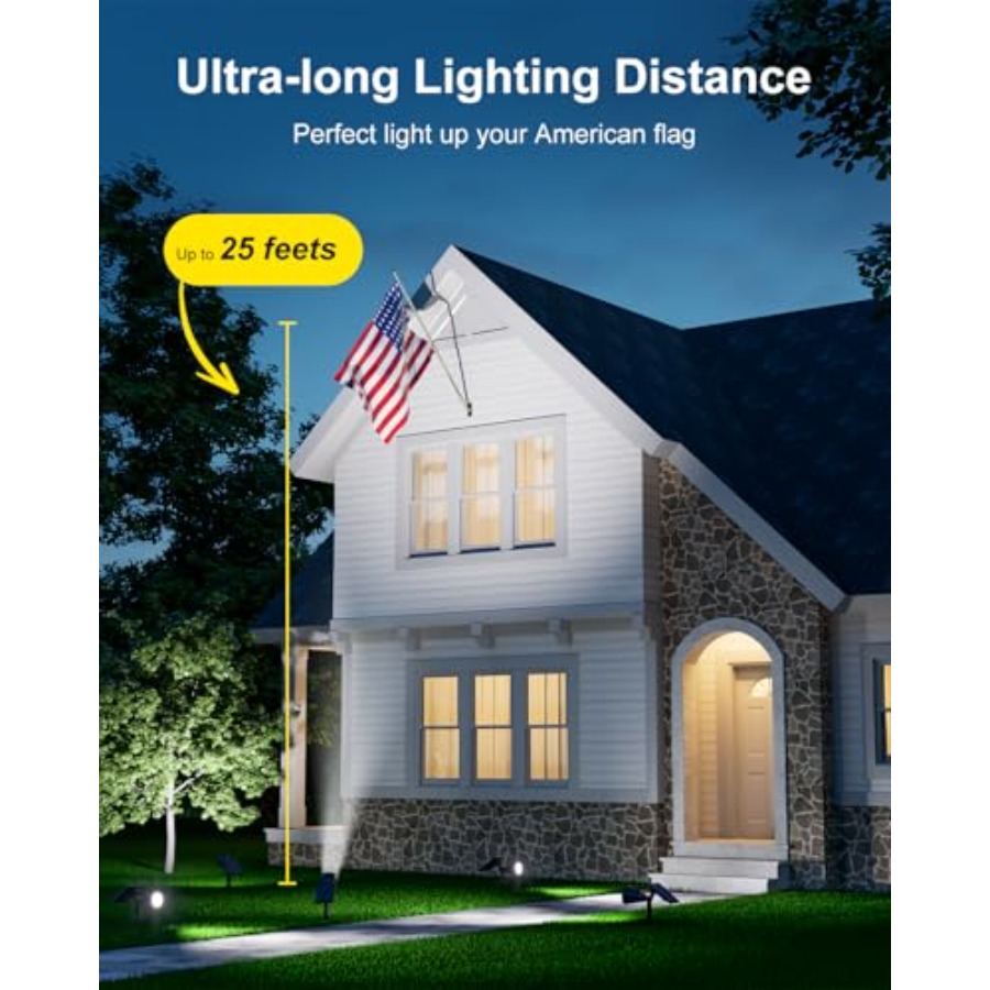 Solar Spotlights Outdoor Water - Wall Lighting Outdoor ulasan dan harga