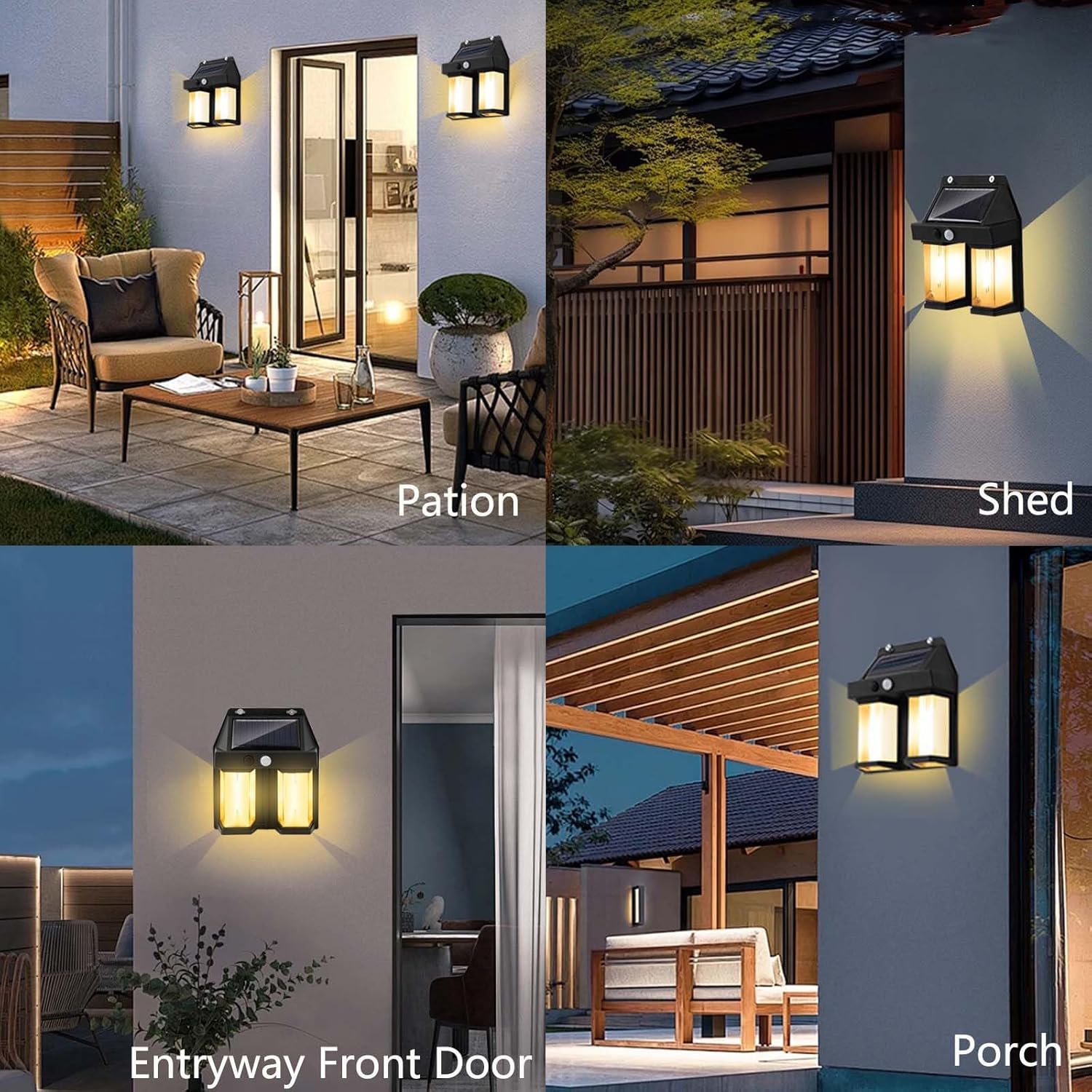 Solar Powered Wall Light Vinta - Outdoor Lighting Driveway ulasan dan harga