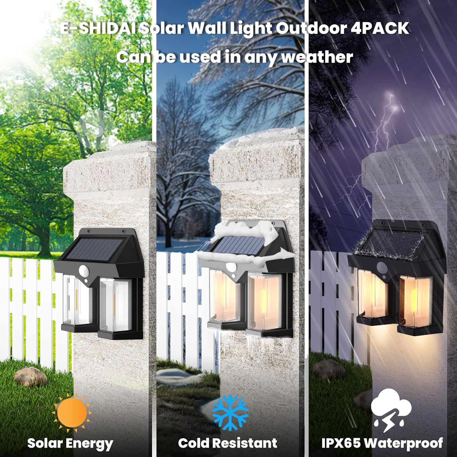 Solar Powered Wall Light Vinta - Outdoor Lighting Driveway ulasan dan harga