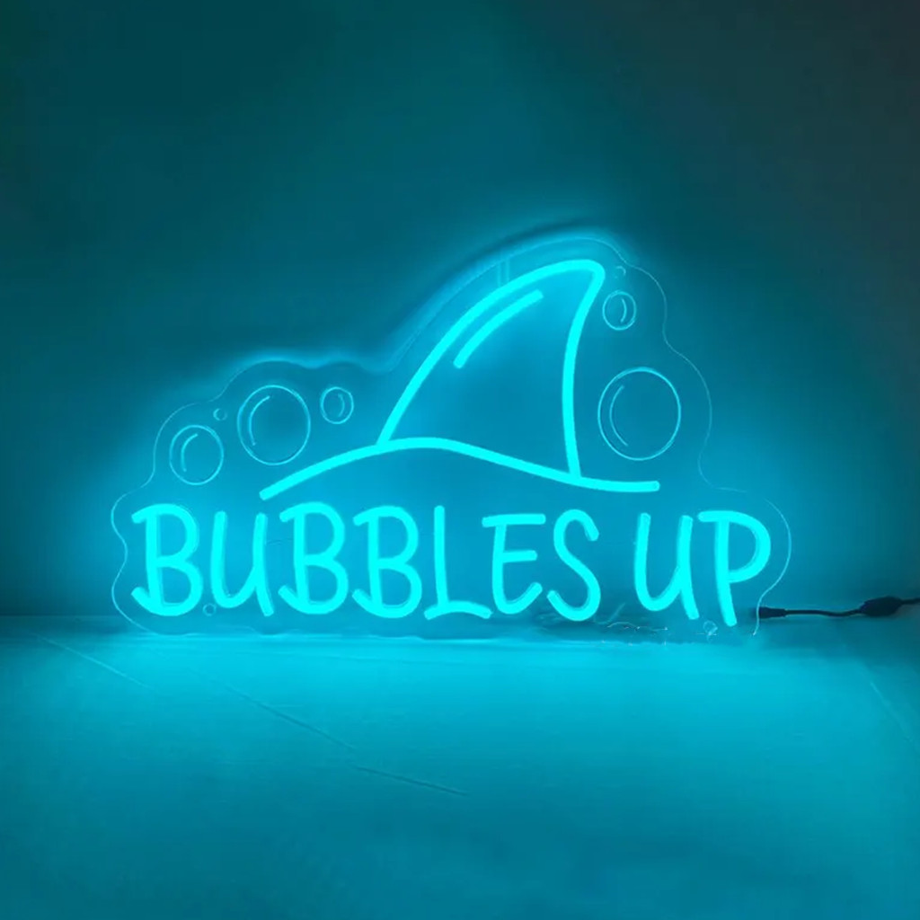 Bubbles Up Neon Sign, Tropical - Outdoor Lighting Quotes ulasan dan harga