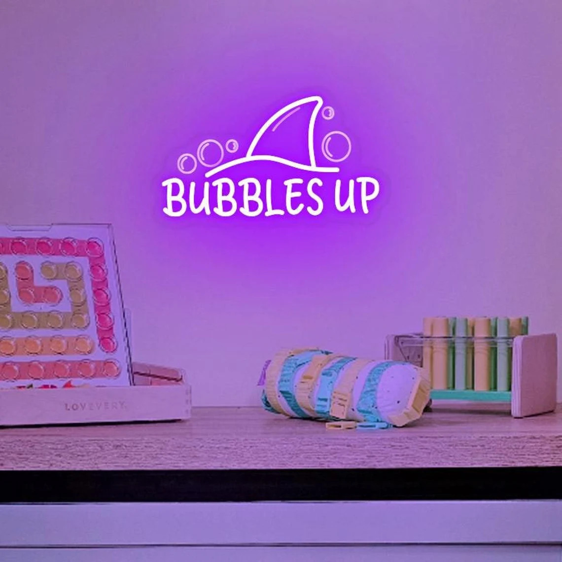 Bubbles Up Neon Sign, Tropical - Outdoor Lighting Quotes ulasan dan harga