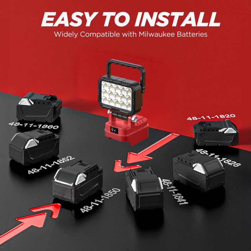 Portable Work Light Home Light - Outdoor Lighting Milwaukee ulasan dan harga