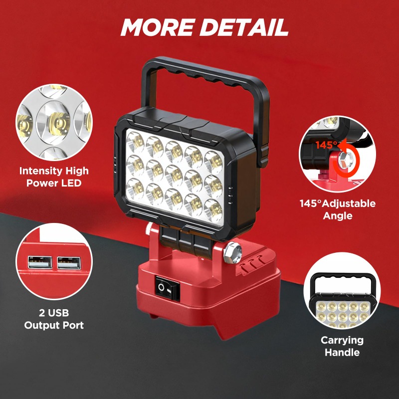 Portable Work Light Home Light - Outdoor Lighting Milwaukee ulasan dan harga