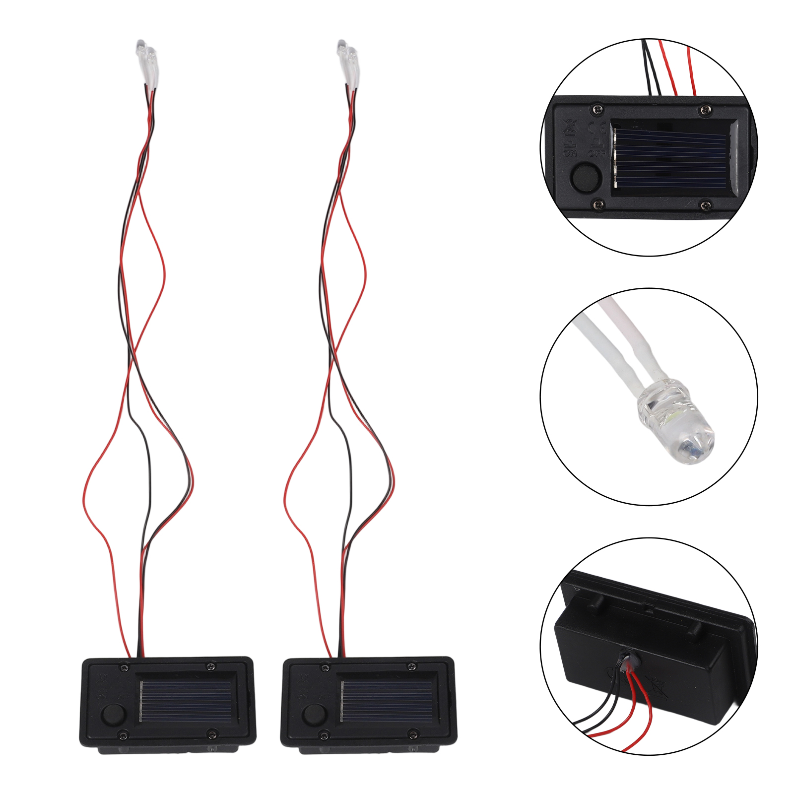 2pcs Solar Light Boxes Replace - Outdoor Lighting Driveway ulasan dan harga