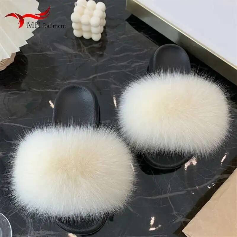 Fox Fur Slippers Luxury Design - Outdoor Lighting For Your House ulasan dan harga