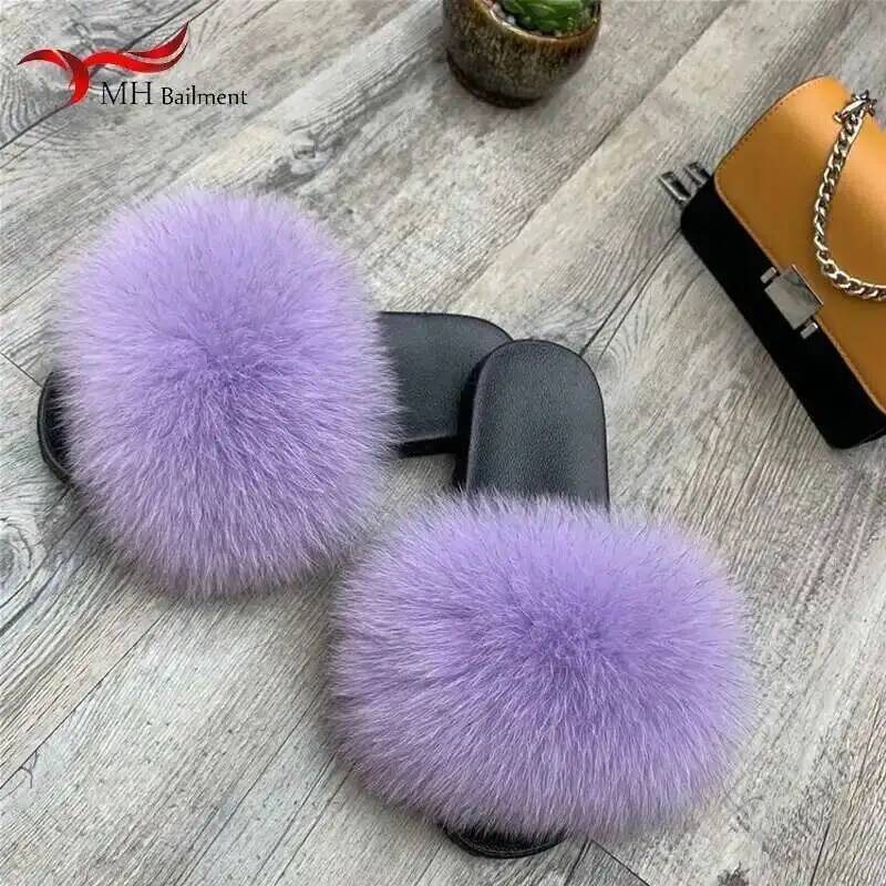 Fox Fur Slippers Luxury Design - Outdoor Lighting For Your House ulasan dan harga