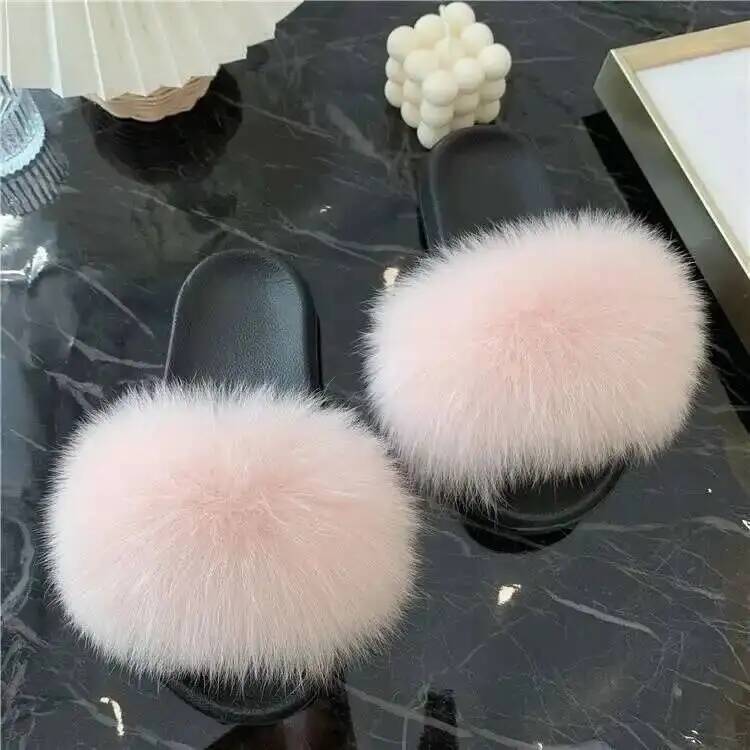Fox Fur Slippers Luxury Design - Outdoor Lighting For Your House ulasan dan harga