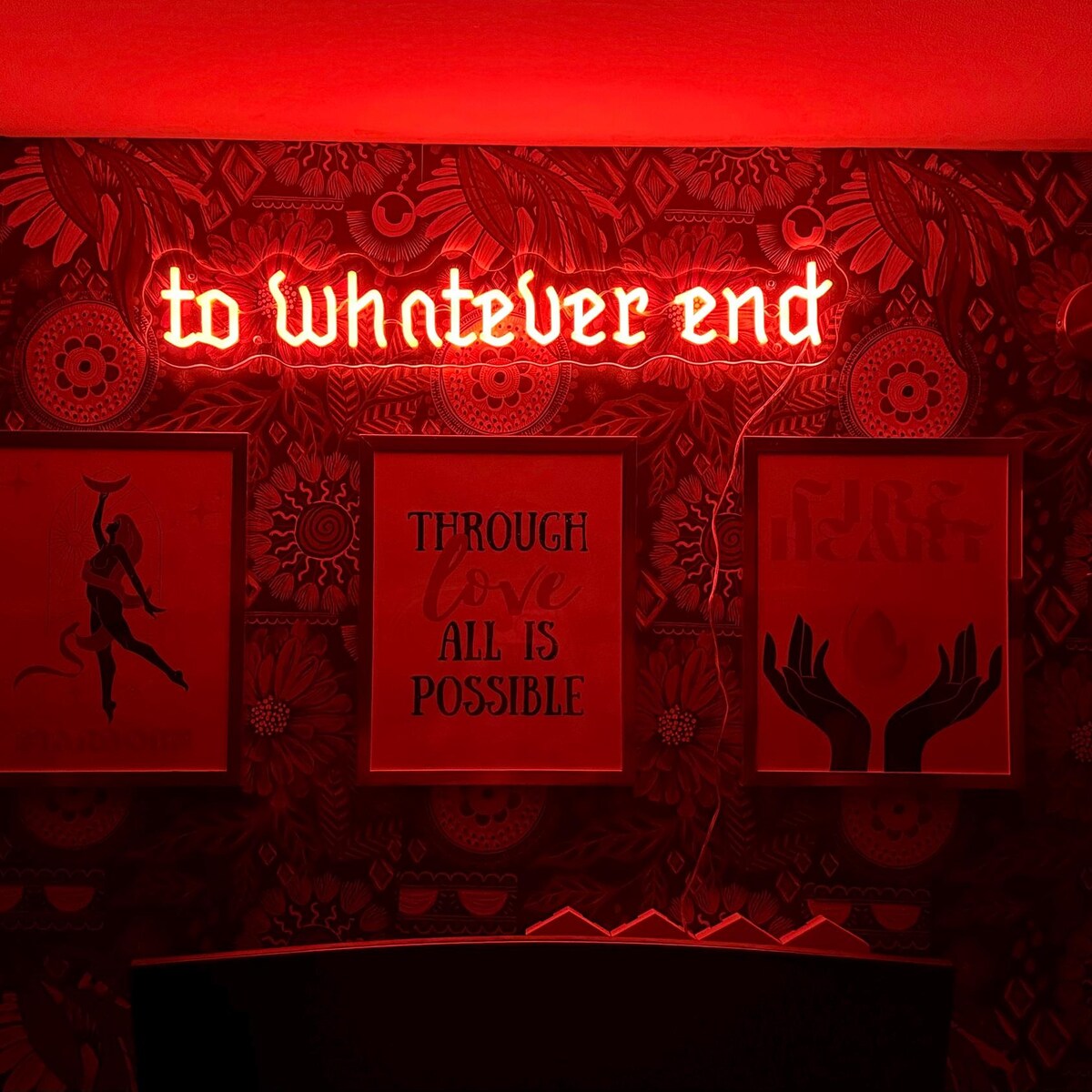 To Whatever End Neon Sign: ACO - Outdoor Lighting Quotes ulasan dan harga