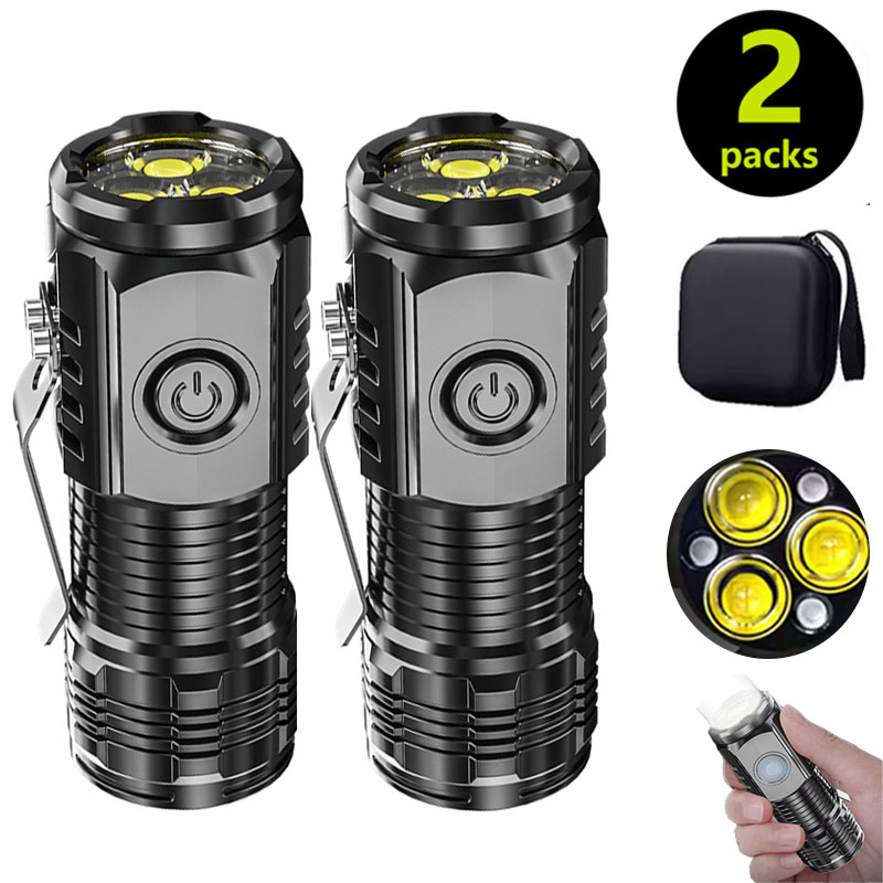 Mini 3LED Flashlight With Pen  - Outdoor Lighting Replacement Bulbs ulasan dan harga