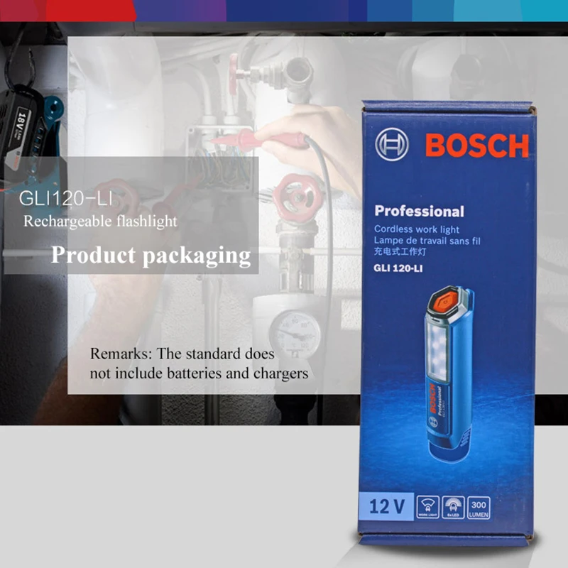 Bosch Rechargeable Light GLI 1 - Outdoor Lighting Diy ulasan dan harga