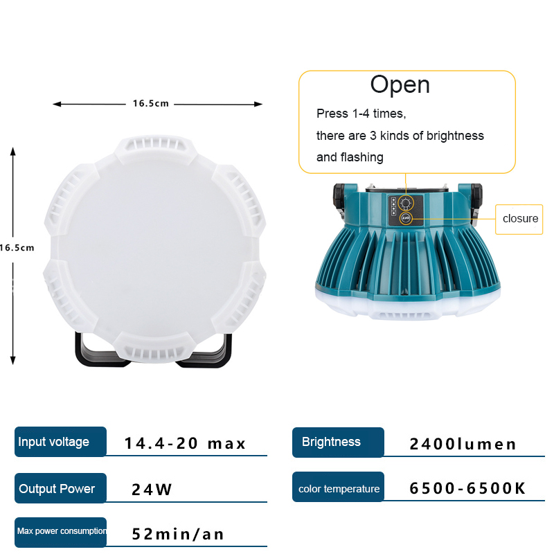 24W LED Work Light For Makita/ - Outdoor Lighting Milwaukee ulasan dan harga