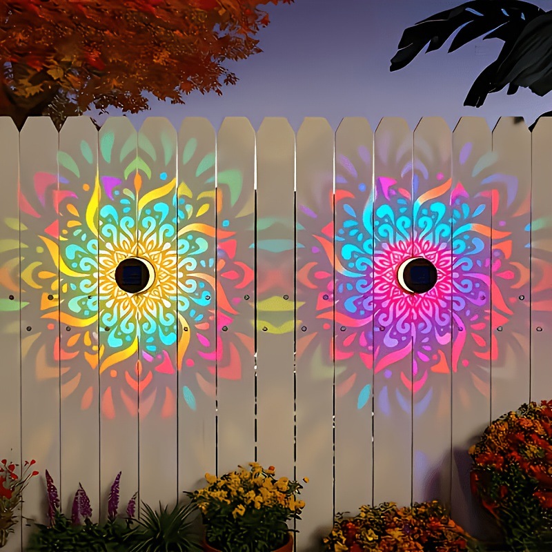 Solar LED Wall Light Mandala P - Outdoor Lighting Diy ulasan dan harga